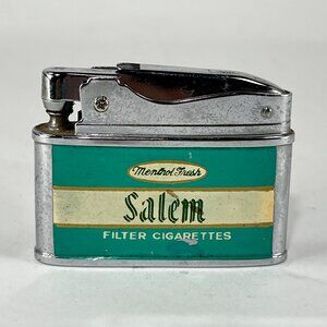 Vtg Salem Menthol Cigarettes Sarome Flat Swallow Lighter Advertising Japan